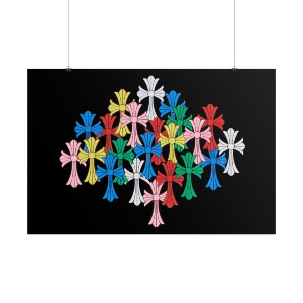 Chrome Hearts Multi-Color Cross poster - Image 10