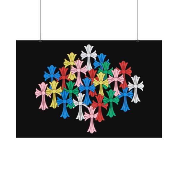 Chrome Hearts Multi-Color Cross poster - Image 2