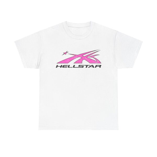 Product photography for the Hellstar Pink Logo Shirt