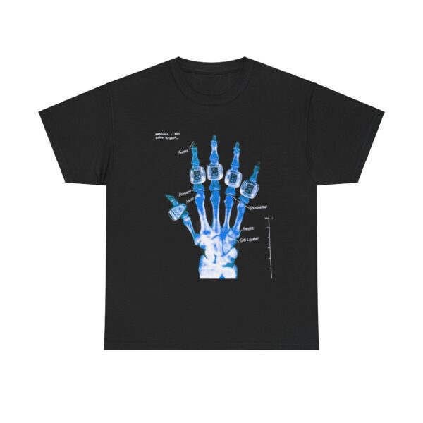 a Kobe Bryant Broken Not Beaten X-Ray shirt