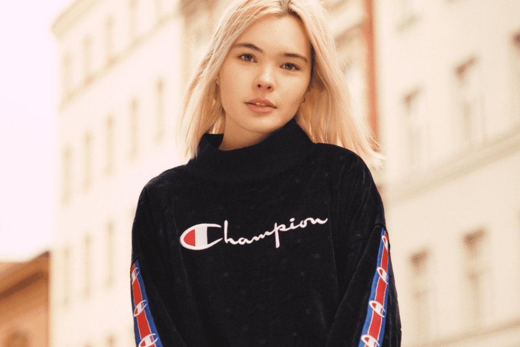 the affordable streetwear brand, champion