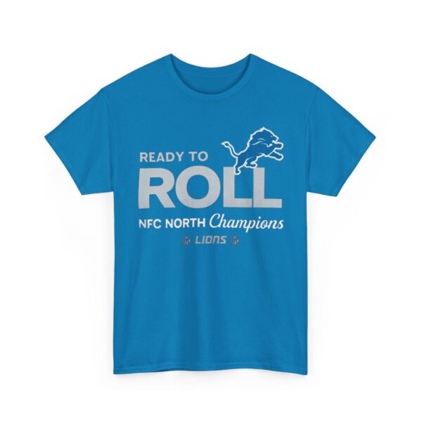 Ready to Roll Detroit Lions Shirt NFC North Champions 2024 T Shirt - Image 3